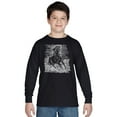thumbnail image 1 of LA Pop Art Boy's Word Art Long Sleeve - POPULAR HORSE BREEDS, 1 of 2