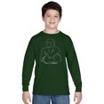 thumbnail image 1 of LA Pop Art Boy's Word Art Long Sleeve - POSITIVE WISHES, 1 of 2