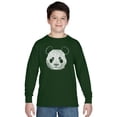 thumbnail image 1 of LA Pop Art Boy's Word Art Long Sleeve - Panda, 1 of 2