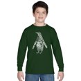 thumbnail image 1 of LA Pop Art Boy's Word Art Long Sleeve - Penguin, 1 of 2