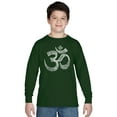 thumbnail image 1 of LA Pop Art Boy's Word Art Long Sleeve - Poses OM, 1 of 2