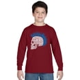 thumbnail image 1 of LA Pop Art Boy's Word Art Long Sleeve - Punk Mohawk, 1 of 2