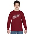 thumbnail image 1 of LA Pop Art Boy's Word Art Long Sleeve - Ski, 1 of 2