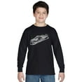 thumbnail image 1 of LA Pop Art Boy's Word Art Long Sleeve - Ski, 1 of 2