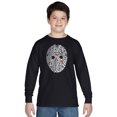 thumbnail image 1 of LA Pop Art Boy's Word Art Long Sleeve - Slasher Movie Villians, 1 of 2
