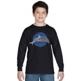 thumbnail image 1 of LA Pop Art Boy's Word Art Long Sleeve - Species of Dolphin, 1 of 2