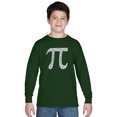 thumbnail image 1 of LA Pop Art Boy's Word Art Long Sleeve - THE FIRST 100 DIGITS OF PI, 1 of 2