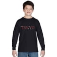 thumbnail image 1 of LA Pop Art Boy's Word Art Long Sleeve - THE NEIGHBORHOODS OF TOKYO, 1 of 2