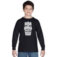 thumbnail image 1 of LA Pop Art Boy's Word Art Long Sleeve - TIKI - BIG KAHUNA, 1 of 2