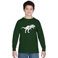 thumbnail image 1 of LA Pop Art Boy's Word Art Long Sleeve - TYRANNOSAURUS REX, 1 of 2