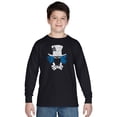 thumbnail image 1 of LA Pop Art Boy's Word Art Long Sleeve - The Mad Hatter, 1 of 2