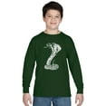 thumbnail image 1 of LA Pop Art Boy's Word Art Long Sleeve - Tyles of Snakes, 1 of 2