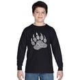 thumbnail image 1 of LA Pop Art Boy's Word Art Long Sleeve - Types of Bears, 1 of 2
