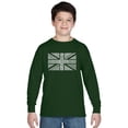 thumbnail image 1 of LA Pop Art Boy's Word Art Long Sleeve - UNION JACK, 1 of 2