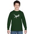 thumbnail image 1 of LA Pop Art Boy's Word Art Long Sleeve - Velociraptor, 1 of 2