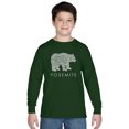 thumbnail image 1 of LA Pop Art Boy's Word Art Long Sleeve - Yosemite Bear, 1 of 2
