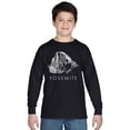 thumbnail image 1 of LA Pop Art Boy's Word Art Long Sleeve - Yosemite, 1 of 2