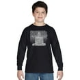 thumbnail image 1 of LA Pop Art Boy's Word Art Long Sleeve - Zen Buddha, 1 of 2