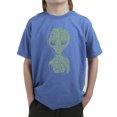 thumbnail image 1 of LA Pop Art Boy's Word Art T-shirt - Alien, 1 of 2