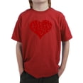 thumbnail image 1 of LA Pop Art Boy's Word Art T-shirt - All You Need Is Love, 1 of 2