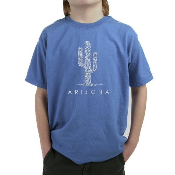 LA Pop Art Boy's Word Art T-shirt - Arizona Cities