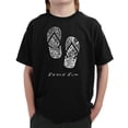 thumbnail image 1 of LA Pop Art Boy's Word Art T-shirt - BEACH BUM, 1 of 2