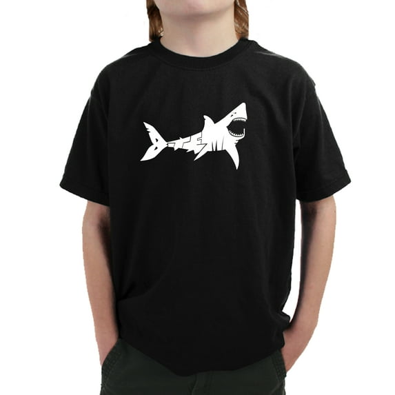 LA Pop Art Boy's Word Art T-shirt - BITE ME