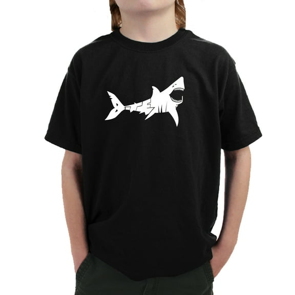 LA Pop Art Boy's Word Art T-shirt - BITE ME