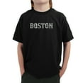 thumbnail image 1 of LA Pop Art Boy's Word Art T-shirt - BOSTON NEIGHBORHOODS, 1 of 2