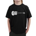 thumbnail image 1 of LA Pop Art Boy's Word Art T-shirt - Back in Black, 1 of 2