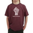 thumbnail image 1 of LA Pop Art Boy's Word Art T-shirt - Black Lives Matter, 1 of 2