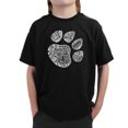 thumbnail image 1 of LA Pop Art Boy's Word Art T-shirt - Cat Paw, 1 of 2