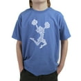 thumbnail image 1 of LA Pop Art Boy's Word Art T-shirt - Cheer, 1 of 2