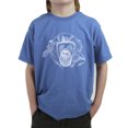 thumbnail image 1 of LA Pop Art Boy's Word Art T-shirt - Chimpanzee, 1 of 2