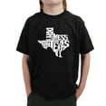 thumbnail image 1 of LA Pop Art Boy's Word Art T-shirt - DONT MESS WITH TEXAS, 1 of 2