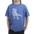 thumbnail image 1 of LA Pop Art Boy's Word Art T-shirt - Dino Pics, 1 of 2
