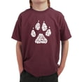 thumbnail image 1 of LA Pop Art Boy's Word Art T-shirt - Dog Mom, 1 of 2