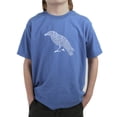 thumbnail image 1 of LA Pop Art Boy's Word Art T-shirt - Edgar Allen Poe's The Raven, 1 of 2