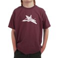 thumbnail image 1 of LA Pop Art Boy's Word Art T-shirt - FIGHTER JET - NEED FOR SPEED, 1 of 2