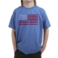 thumbnail image 1 of LA Pop Art Boy's Word Art T-shirt - God Bless America, 1 of 2