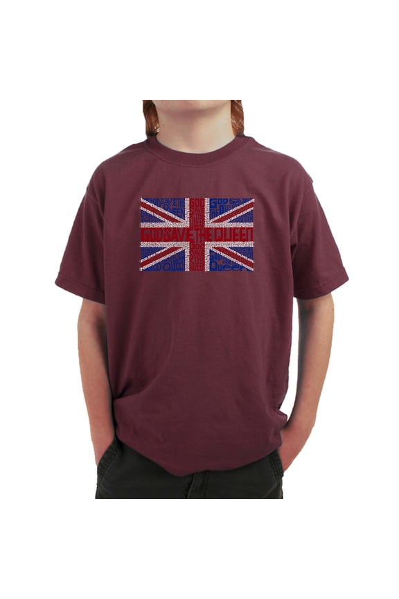 Boy's Word Art T-shirt - God Save The Queen