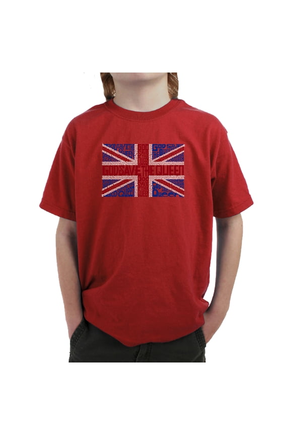 Boy's Word Art T-shirt - God Save The Queen