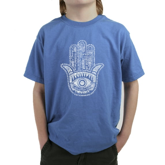 LA Pop Art Boy's Word Art T-shirt - Hamsa