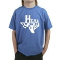 thumbnail image 1 of LA Pop Art Boy's Word Art T-shirt - Hey Yall, 1 of 2