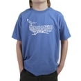 thumbnail image 1 of LA Pop Art Boy's Word Art T-shirt - Humpback Whale, 1 of 2