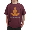 thumbnail image 1 of LA Pop Art Boy's Word Art T-shirt - Inhale Exhale, 1 of 2