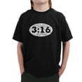 thumbnail image 1 of LA Pop Art Boy's Word Art T-shirt - John 3:16, 1 of 2