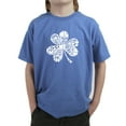 thumbnail image 1 of LA Pop Art Boy's Word Art T-shirt - KISS ME I'M IRISH, 1 of 2