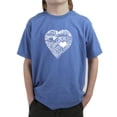 thumbnail image 1 of LA Pop Art Boy's Word Art T-shirt - LOVE IN 44 DIFFERENT LANGUAGES, 1 of 2