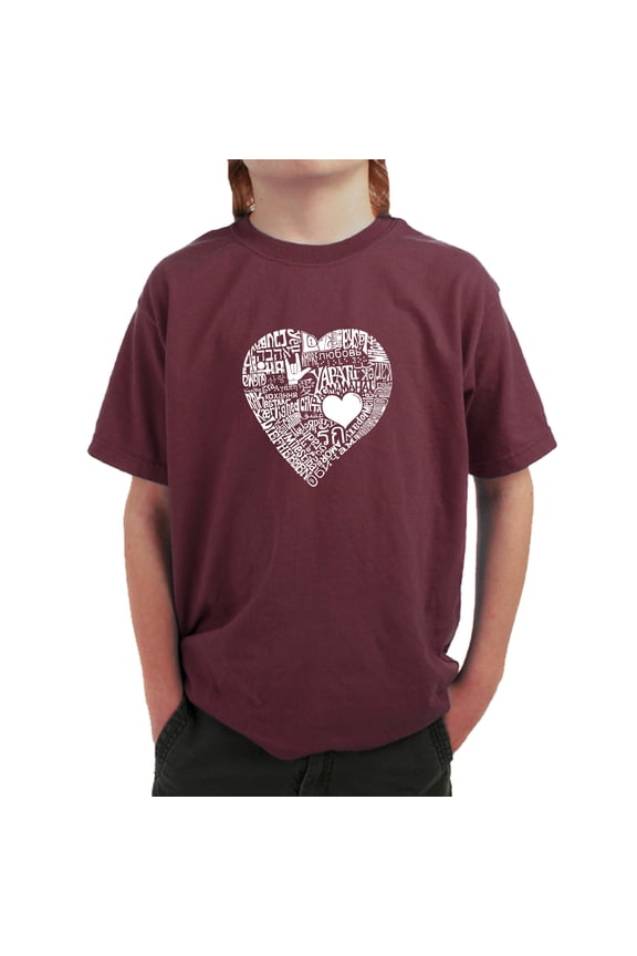 Boy's Word Art T-shirt - LOVE IN 44 DIFFERENT LANGUAGES